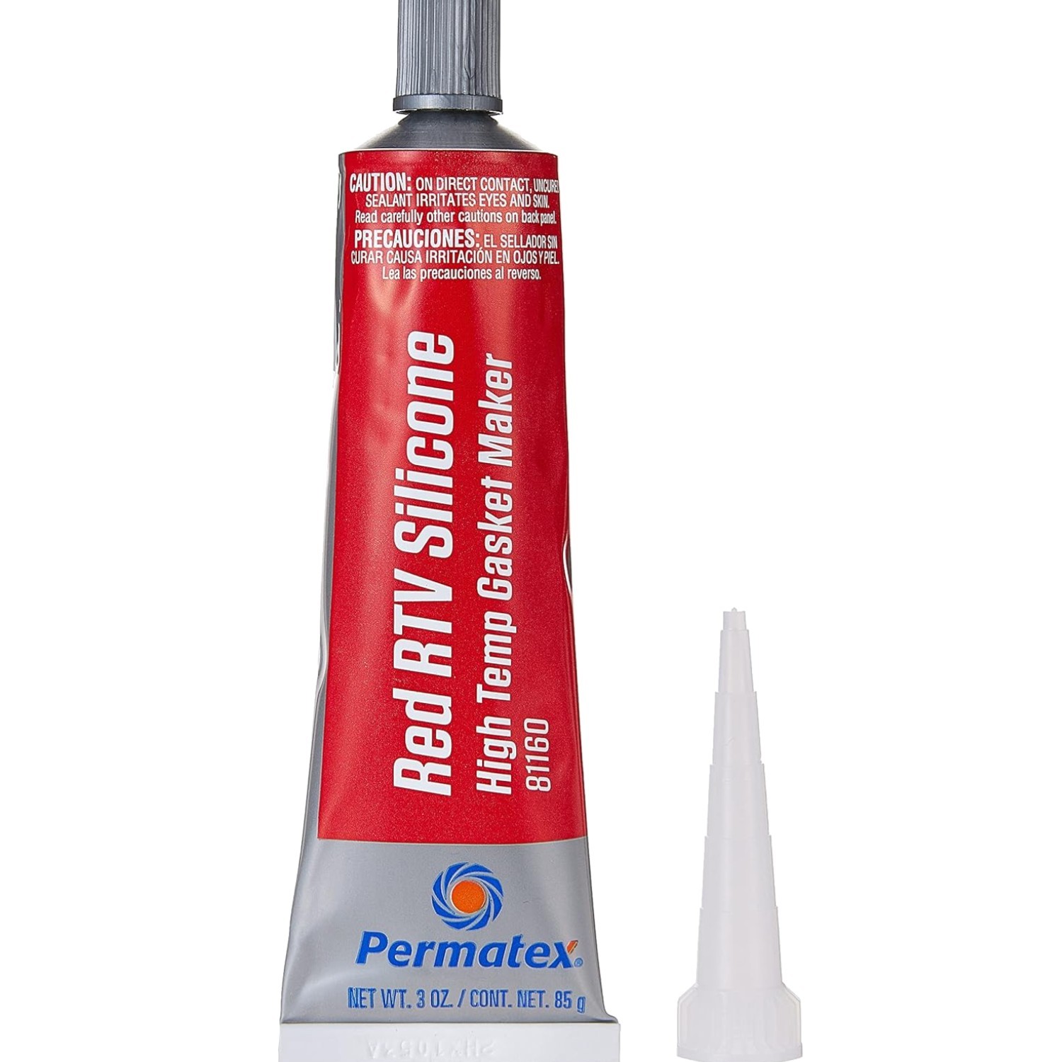 Oregon 81160 High-Temp Red RTV Silicone Gasket, 3 oz.