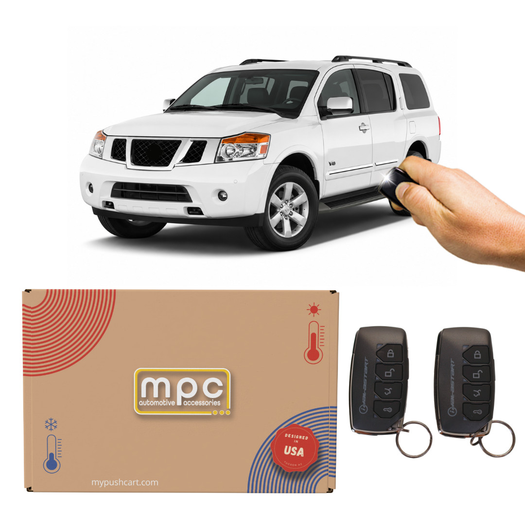 2-Way Remote Start Kit W/Keyless Entry For 2008-2015 Nissan Armada - T-Harness