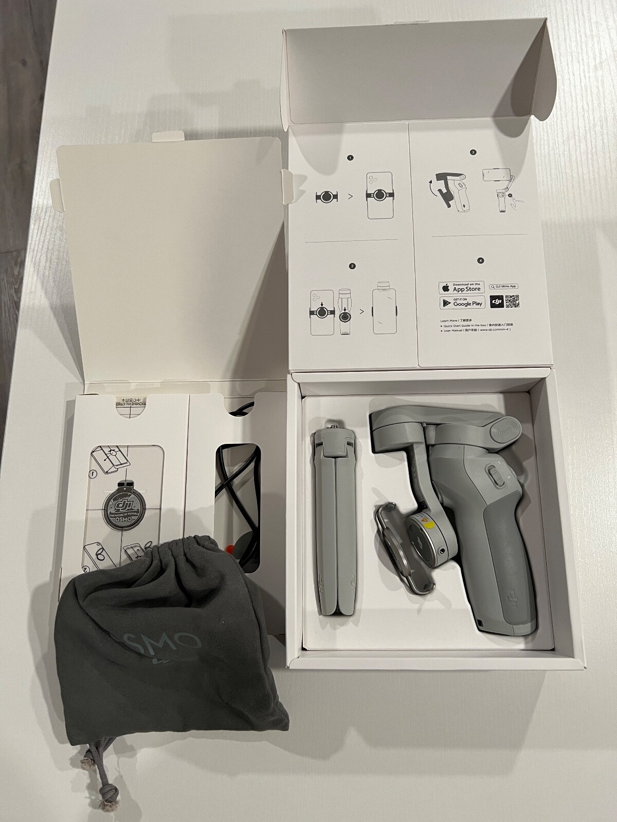 DJI OM 4 SE Gray Foldable Stabilizer