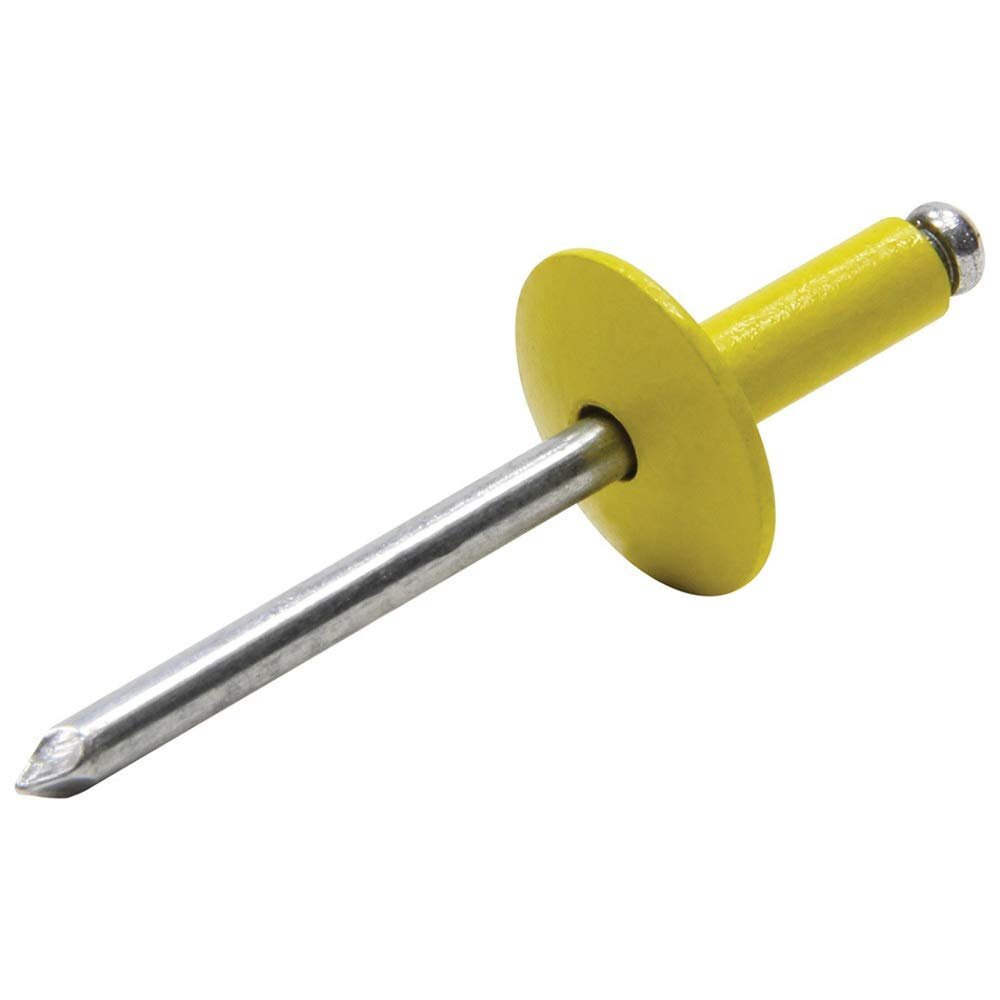 Allstar Performance Lg Hd Rivet Yellow Alum 250pk