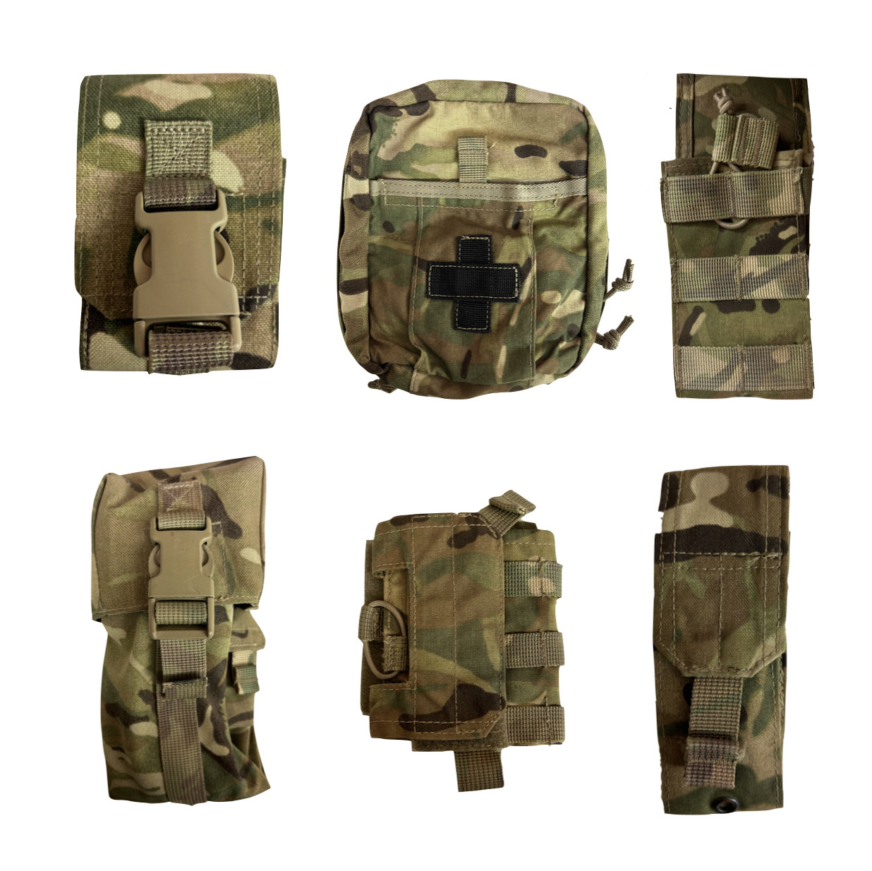 VIRTUS POUCH MULTICAM - Range , MTP Camo Pockets Tactical Assault British Army