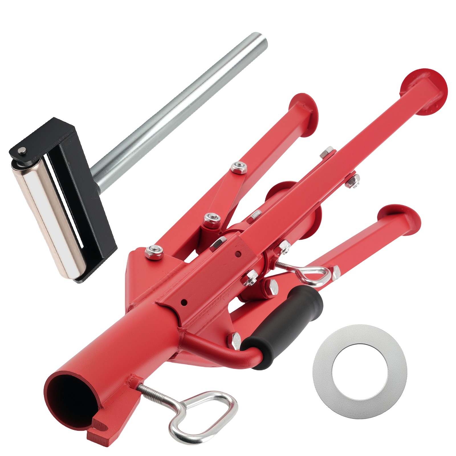 Heavy Duty Roller Jack Stand 2500lbs Capacity Adjustable 27.6-52in Foldable