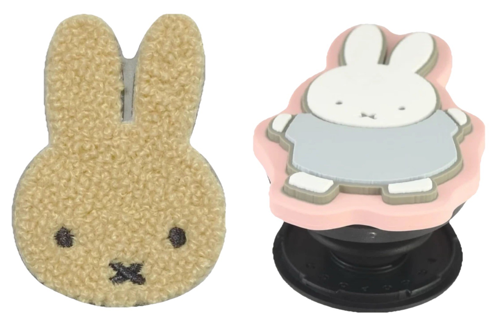 (Set of 2) Miffy 3D Rabbit iPhone Phone Case Smartphone Handle Grab Holder Grip