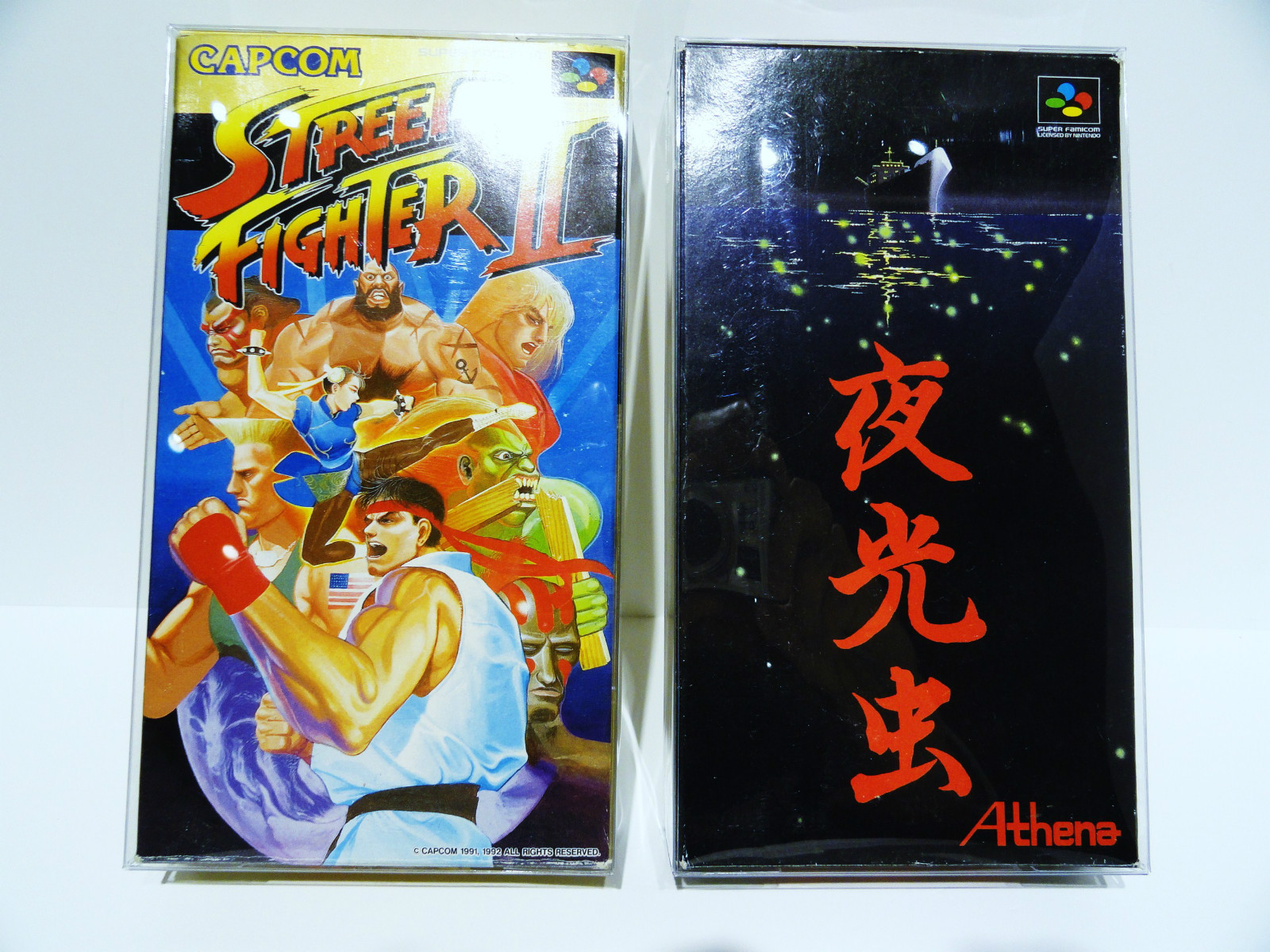 25 Box Protectors For SUPER FAMICOM Video Games Clear Custom Cases   SFC CIB