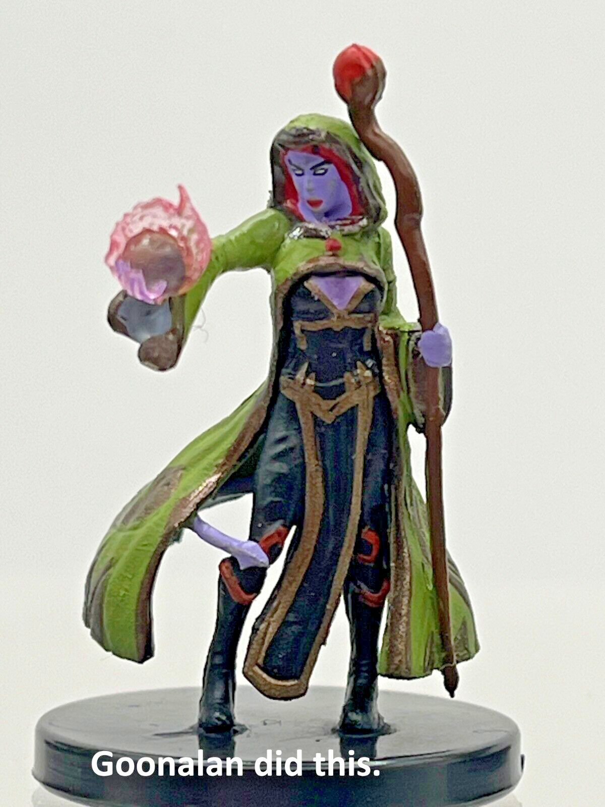 D&D Pathfinder Mini City Lost Omens 15 Tiefling Hellspawn Adept UC