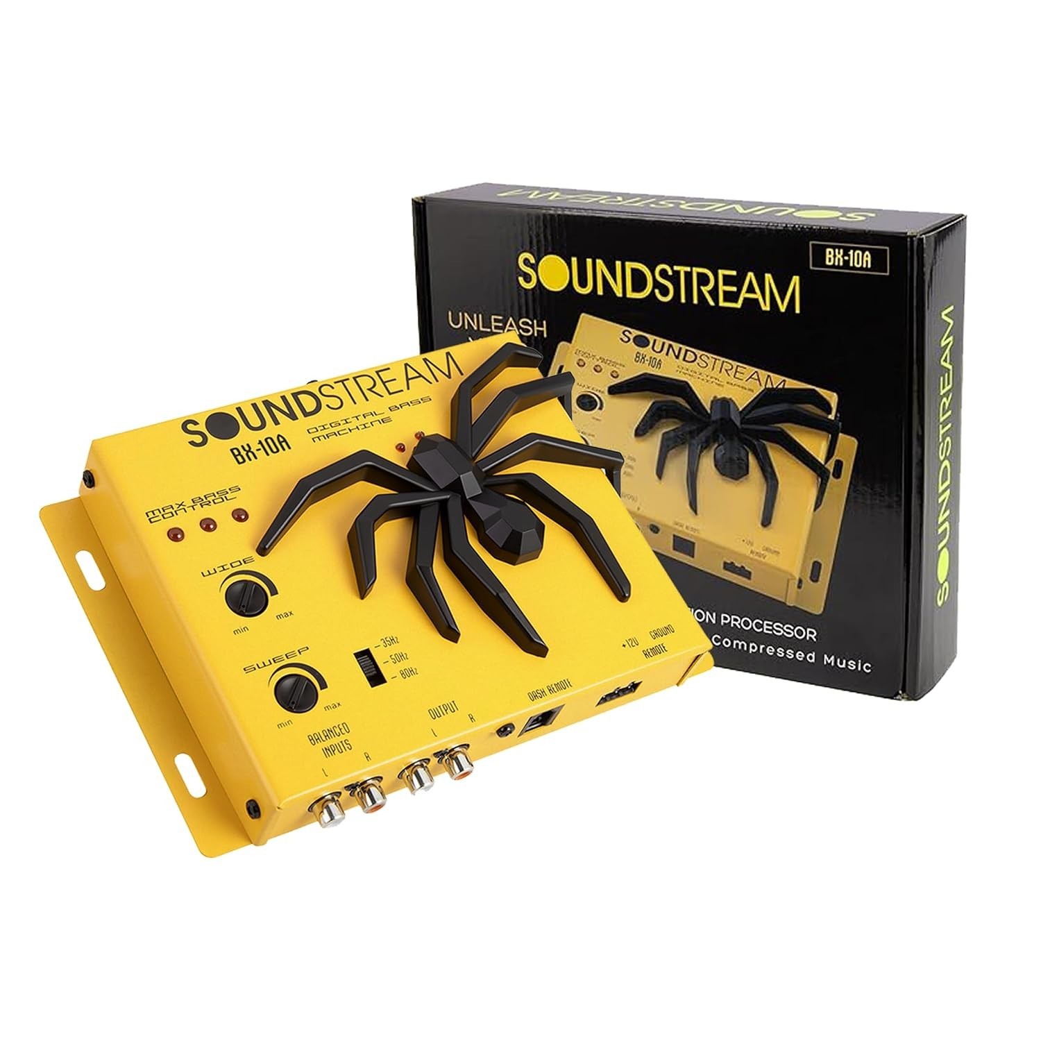 Powerful Car Audio Bass Restoration Processor with Remote Control & Durability
