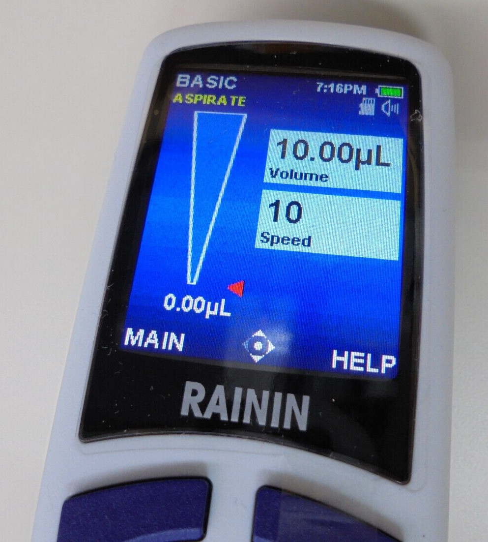 Rainin E4 XLS 0.5-10µL 8 Channel Pipette RFID