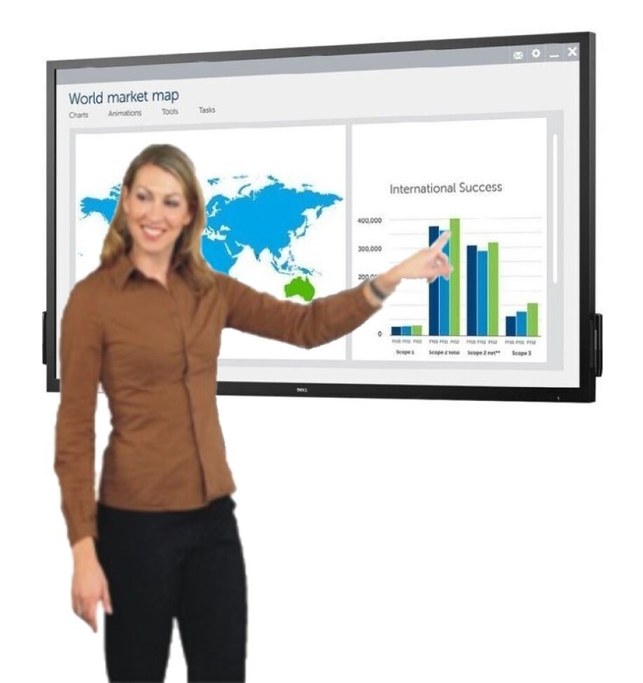 Dell 70" Interactive Whiteboard _ Smart Board for office and classroom