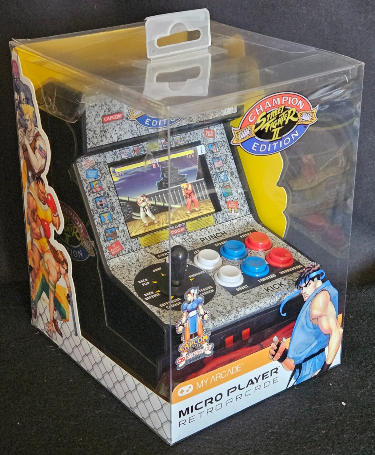 Street Fighter II Champion Edition Micro Player Retro Arcade NIB MyArcade Gaming