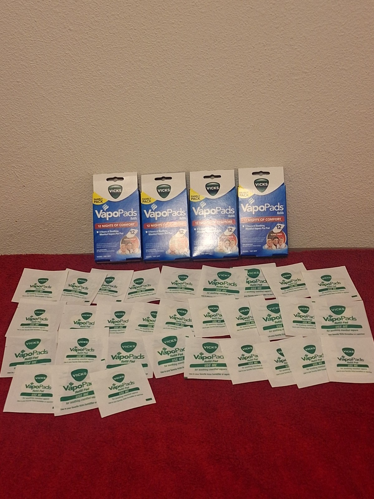 79 Vick's VapoPads Refill, Menthol Vapor Pad Replacements - Free Shipping