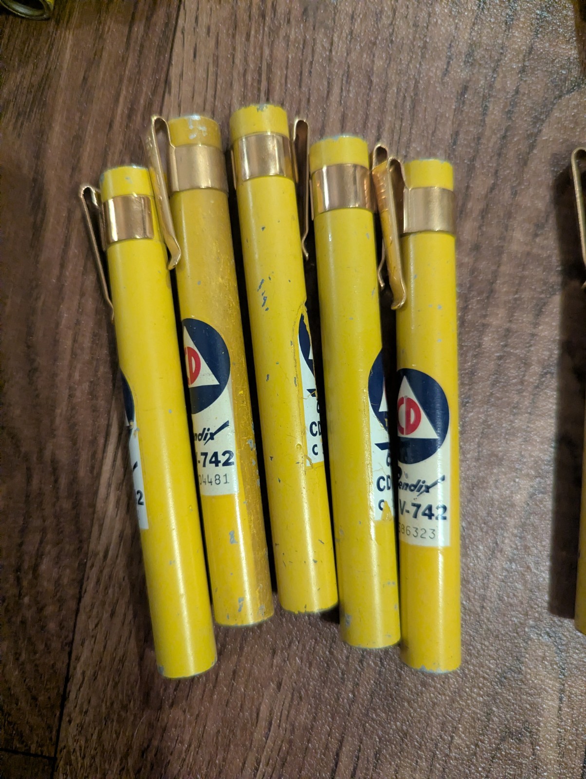 Vintage CDV-742 Dosimeter Pen Bendix For Parts Lot Of 5 Radiation Detector