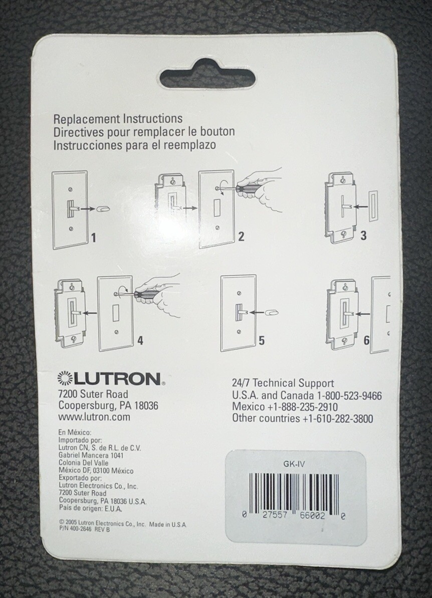 NEW! Lutron Glyder Slide Dimmer Replacement Knob!