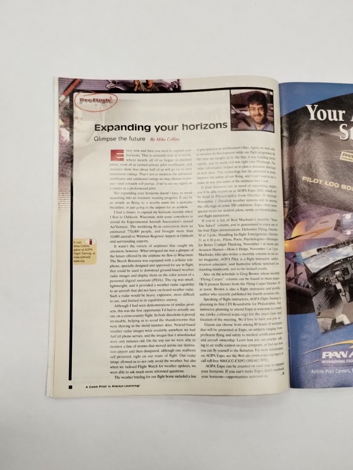 AOPA Flight Training Magazine October 2003-Original