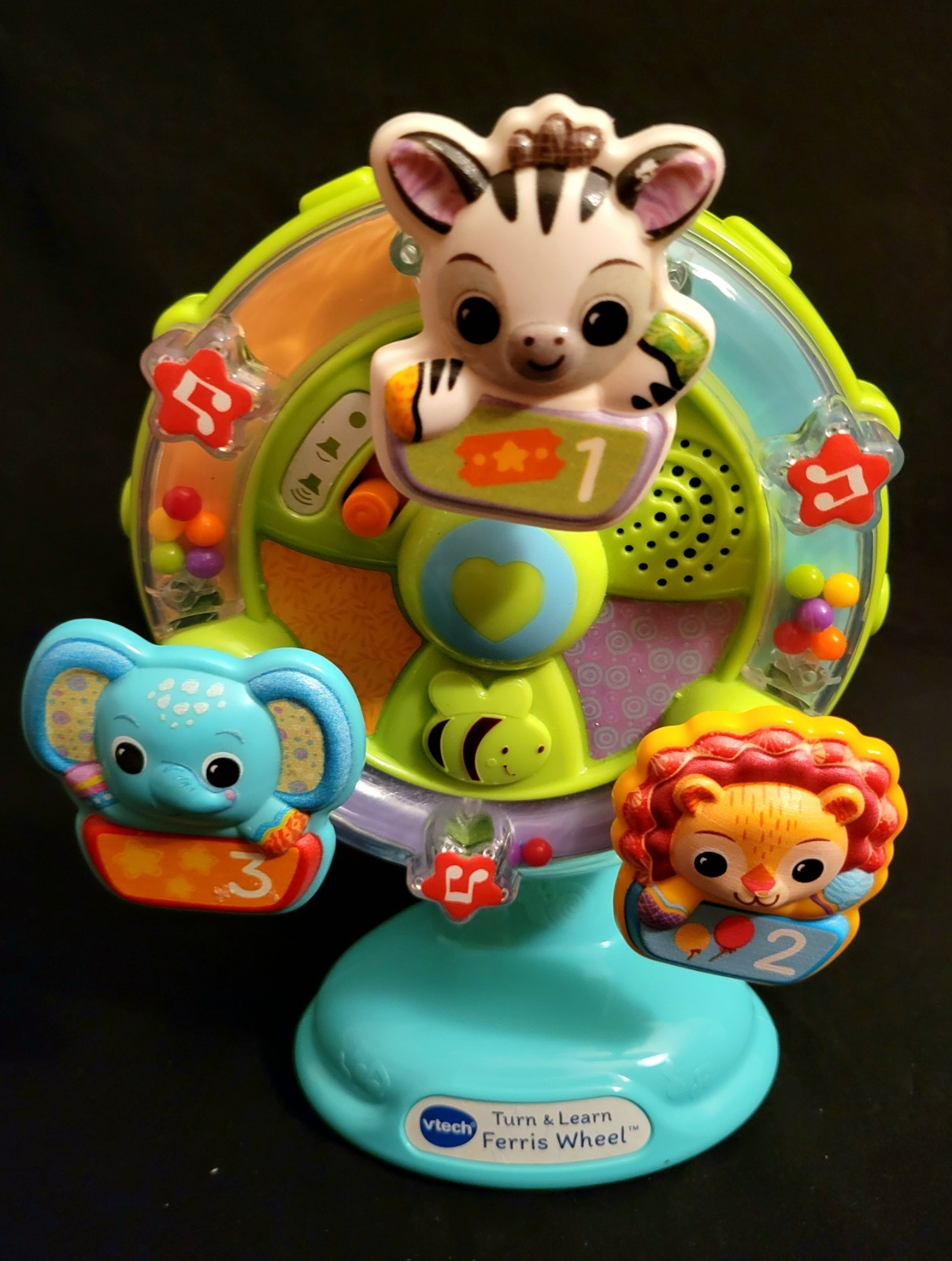 VTech Turn & Learn Ferris Wheel Educational Toddlers & Babies VIDEO! NICE!