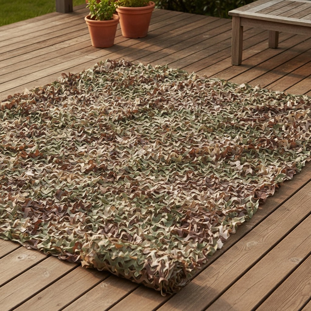 Camo Netting Camouflage Netting, Bulk Roll Mesh Nets Camo Tarp for Hunting Bl...