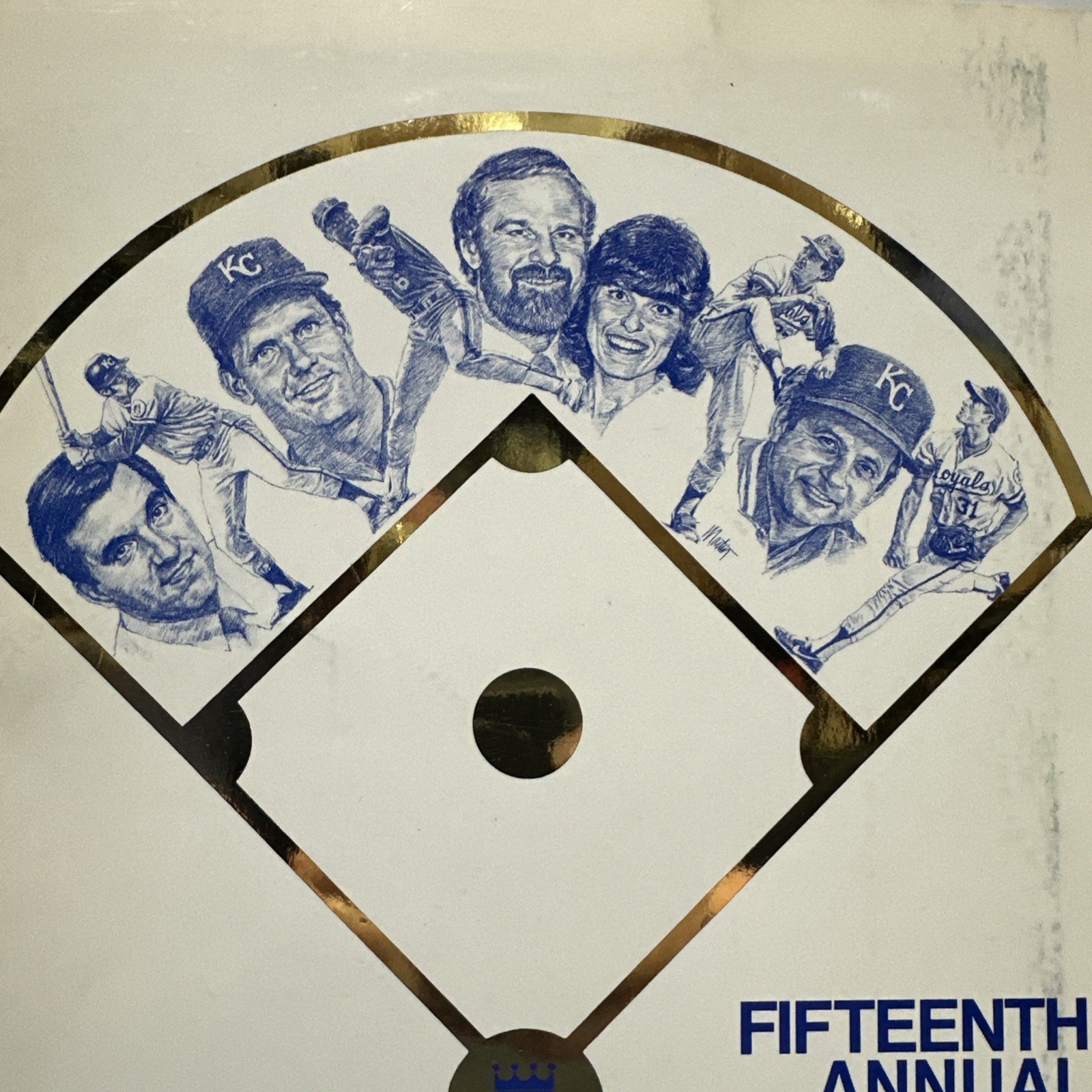 Baseball Program Kansas City Awards Dinner 1986 George Brett ++ HTF