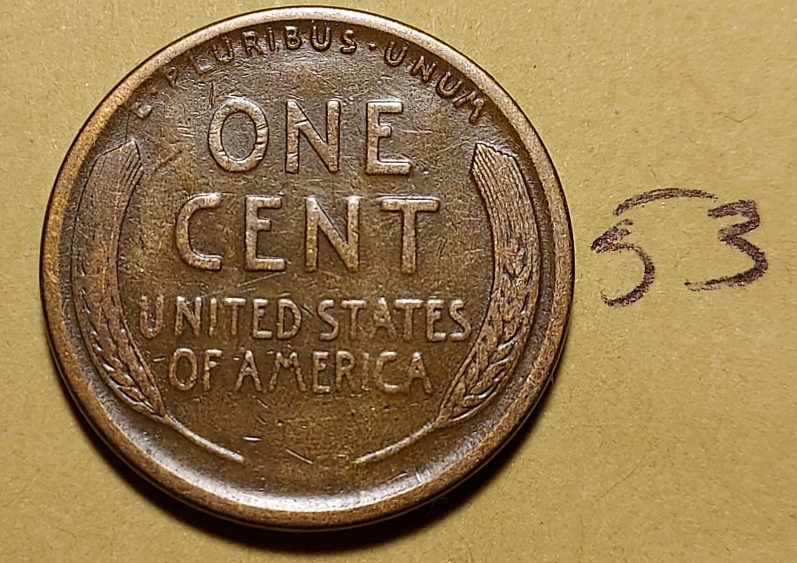 1918-S Lincoln Wheat Cent FINE #53