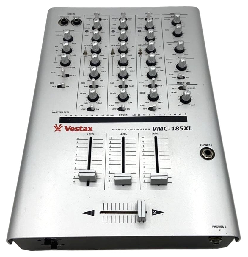 Vestax DJ Mixer Mixing Controller VMC-185XL
