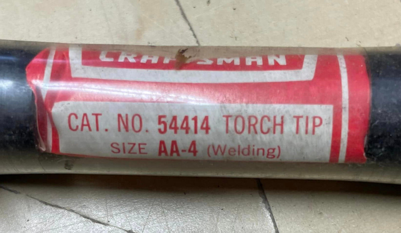 NOS Craftsman 54414 Torch Cutting Tip AA-4 Welding