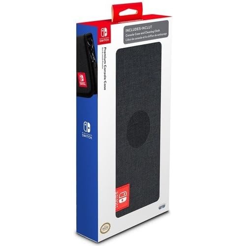 PDP Nintendo Switch Premium Travel Case For Console And Games Black Very Good 0E
