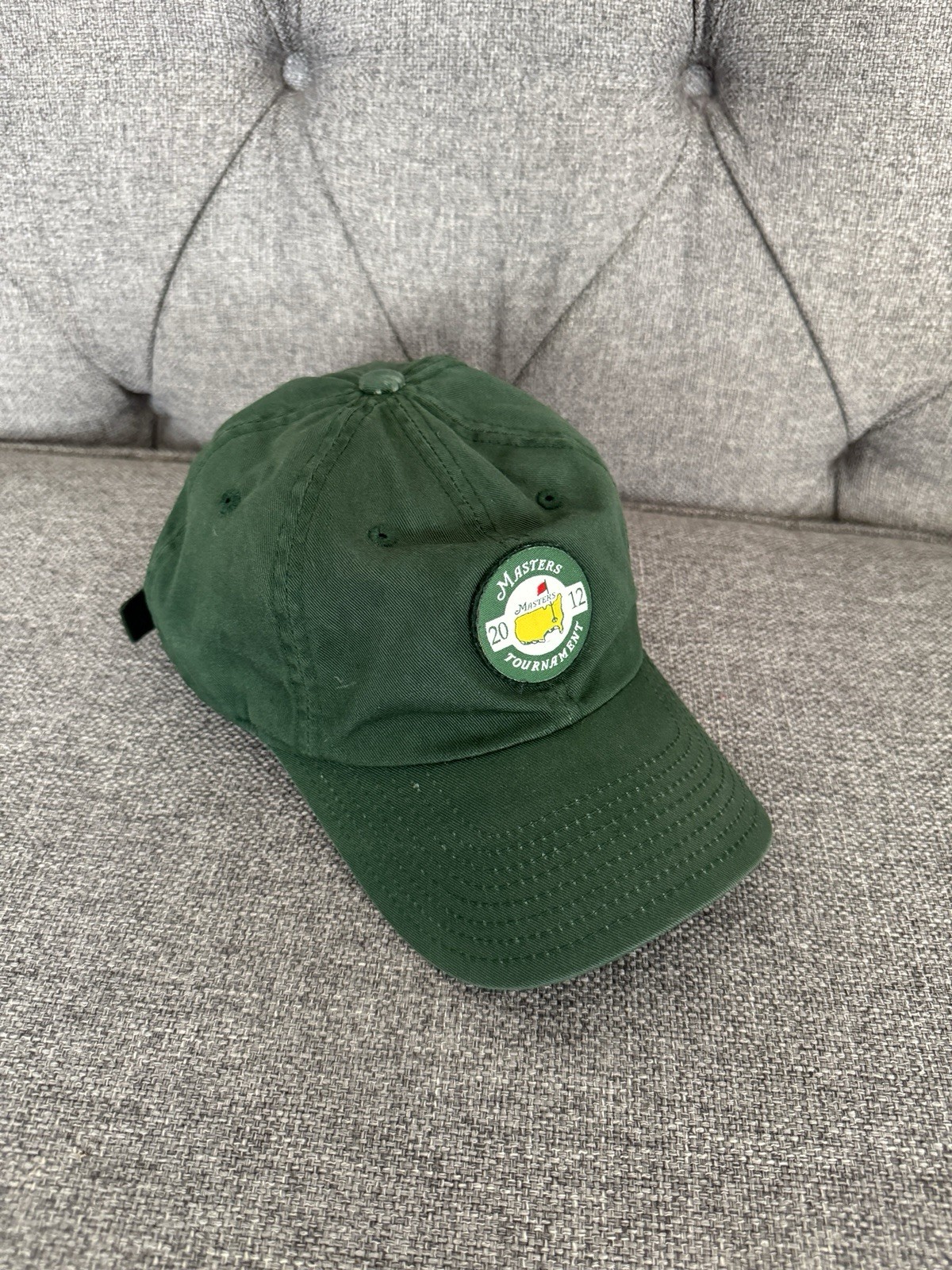Masters Augusta National Golf Hat Cap Men Green Adjustable Strapback Cotton