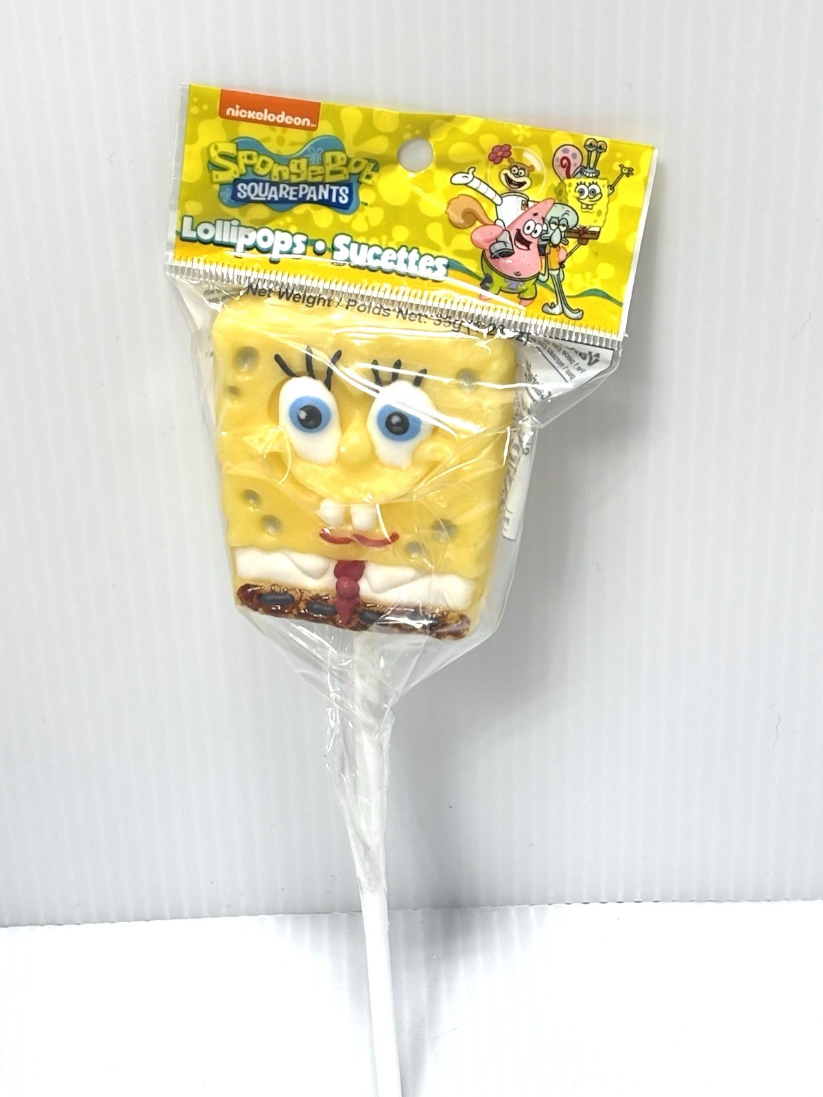 SpongeBob SquarePants Jumbo Lollipop Hard Candy Collectible Treat NEW