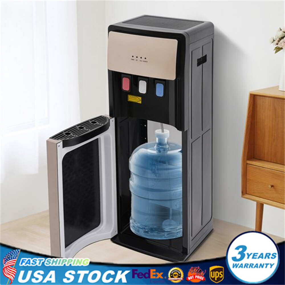 500W Bottom Loading Water Cooler Dispenser Hot & Cold Water Floor Standing