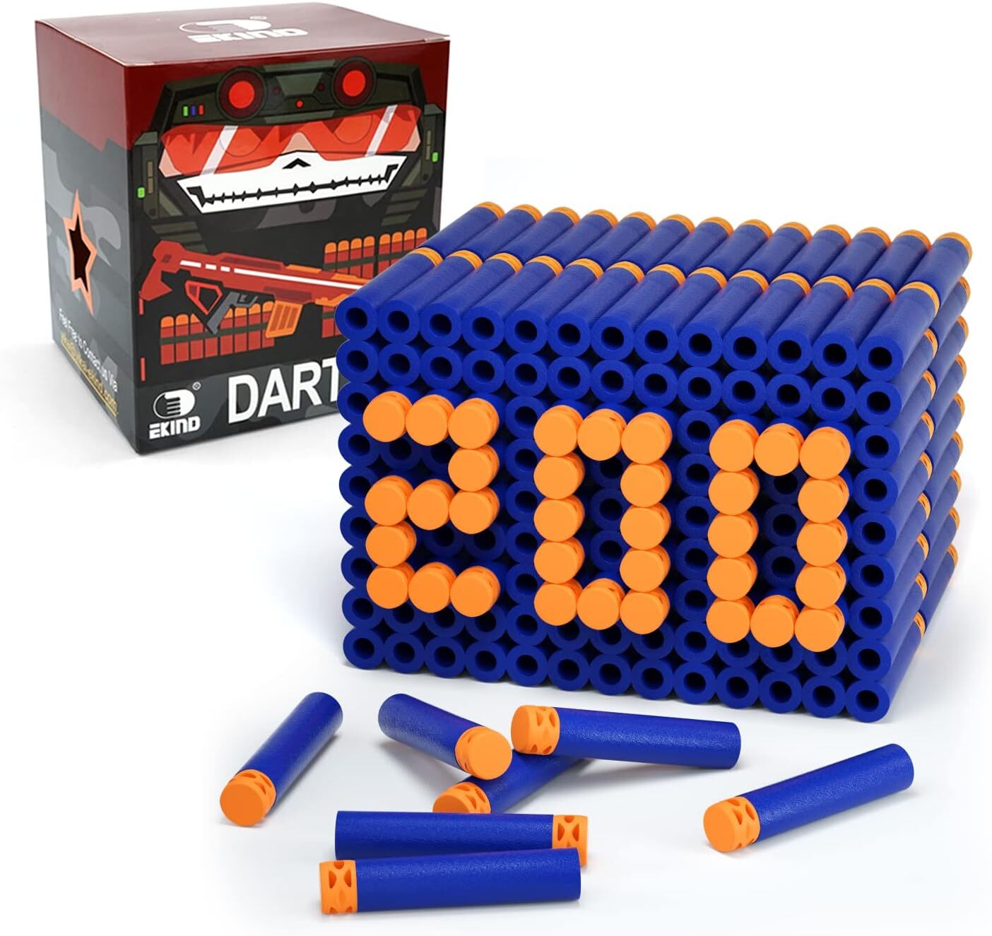 200 Pcs Blue Waffles Dart Compatible With Nerf N Strike Soft Bullet Guns