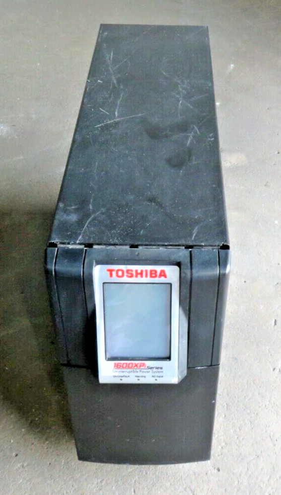 TOSHIBA 1600XPi Series UPS Uninterruptible Power System, FOR PARTS/ REPAIR