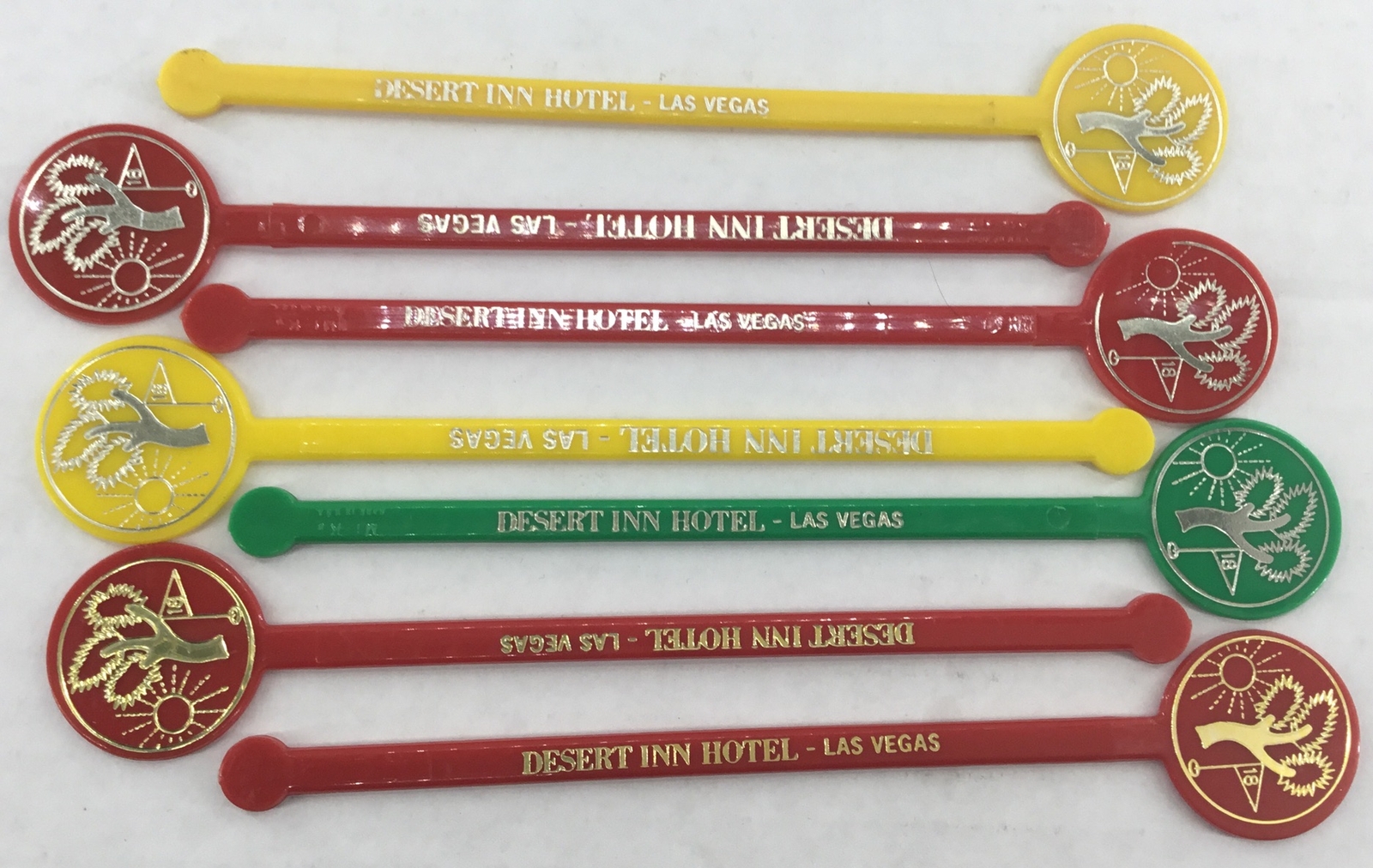 Desert Inn Casino Hotel Swizzle Stir Sticks Stirrers 7 Vintage Las Vegas Nevada