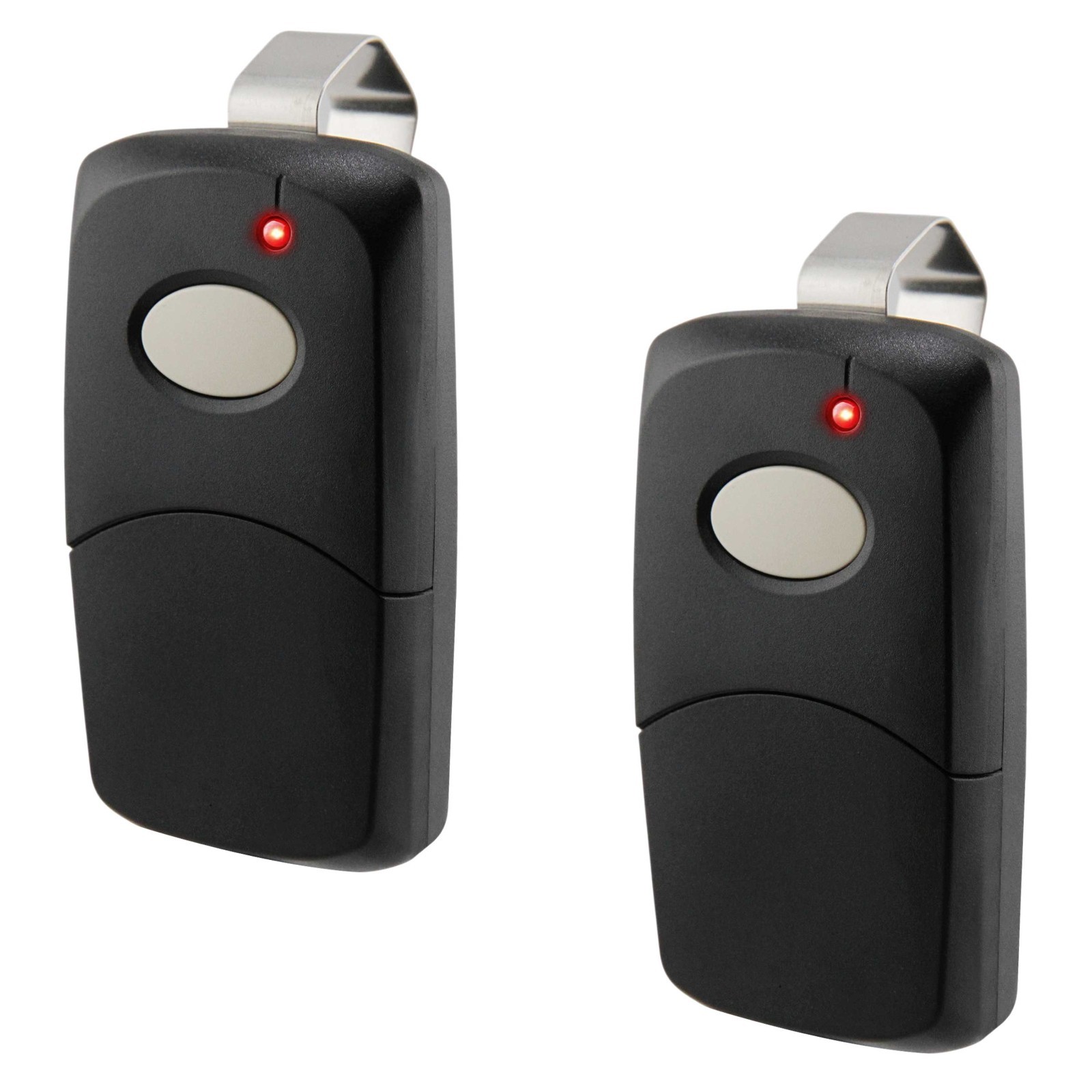 2 Garage Door Opener 1-Button Remote Black for Linear Multi-Code 3089 308911