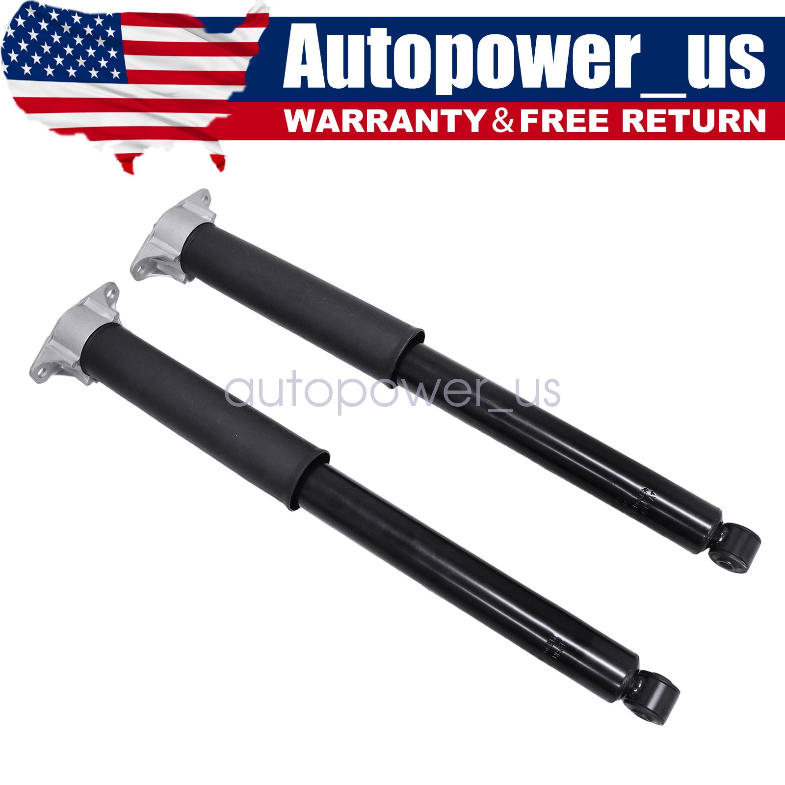 2 Rear Complete Shock Absorber For 2013-2019 Ford Escape, 2015-2019 Lincoln MKC