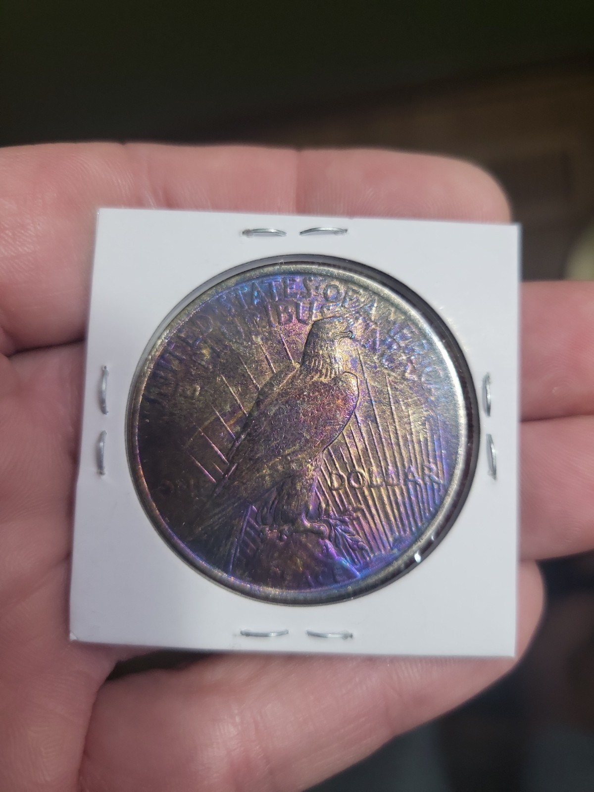 1922 Peace Dollar Artificial Toning Toned