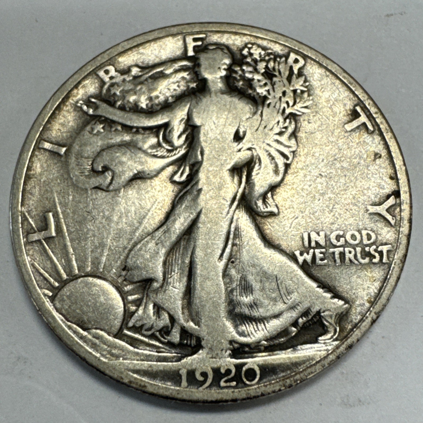 1920-D  Walking Liberty Half Dollar VG