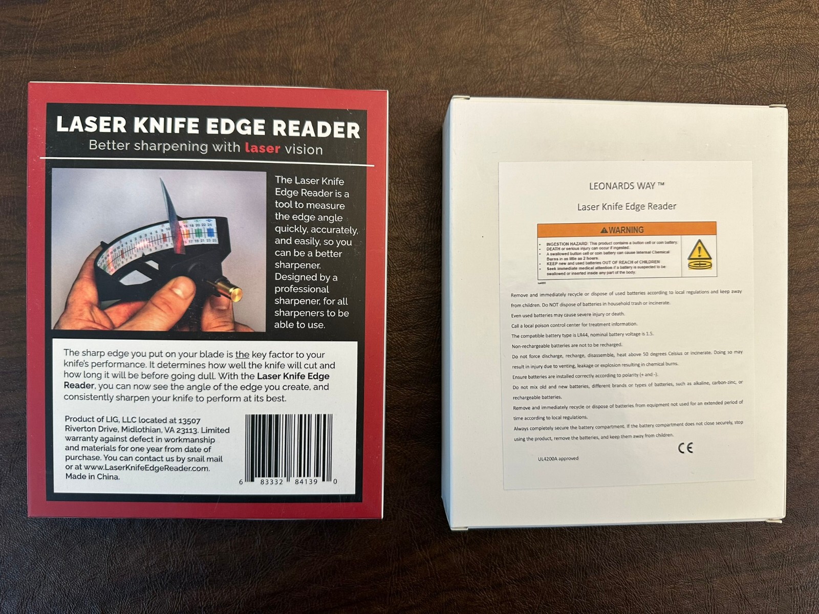 Laser Knife Edge Reader- Knowing Your Angles With Leonards Way Knife Goniometer