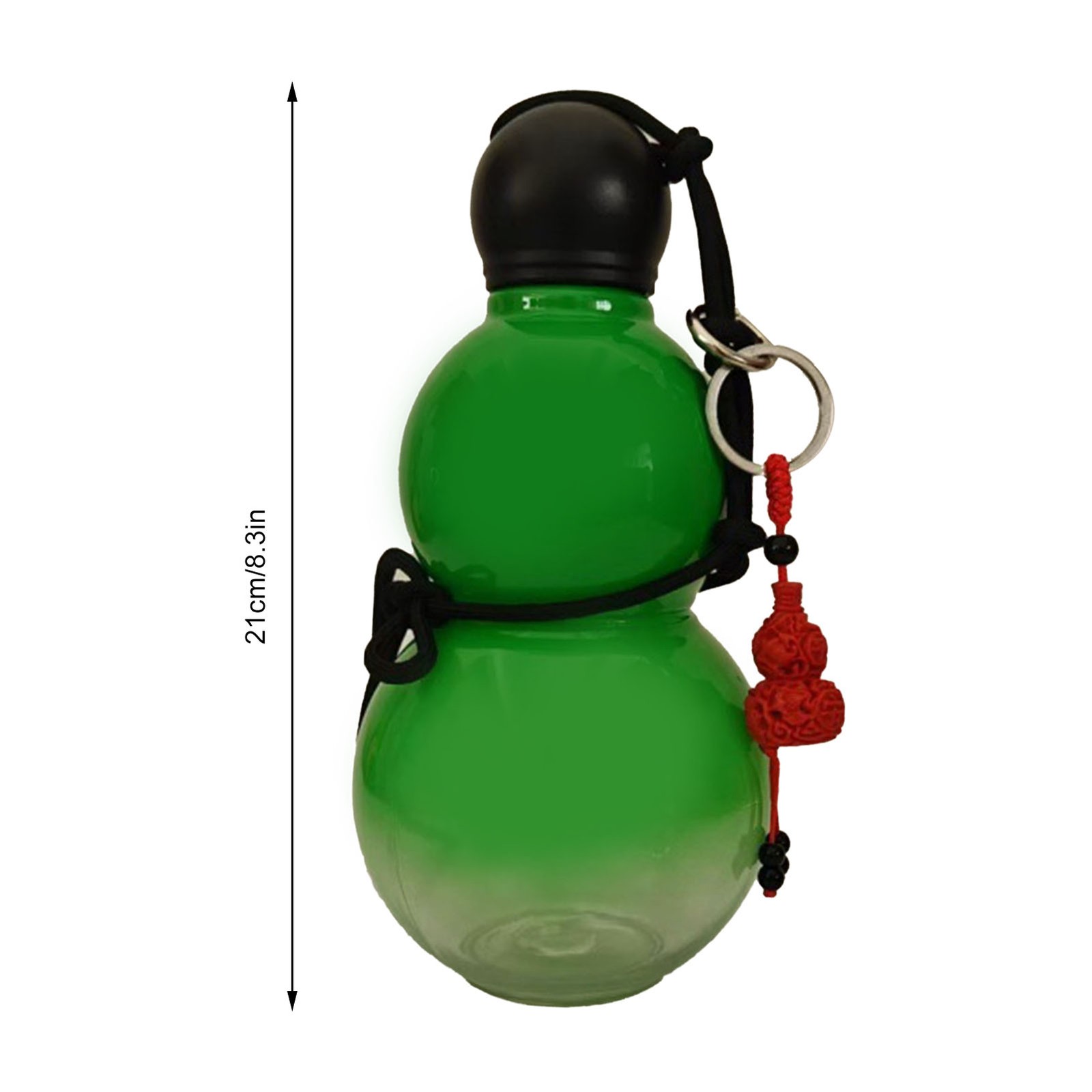 New Gourd Style Water Bottle PC 800ml Insulated Chinese Retro Portable Sports