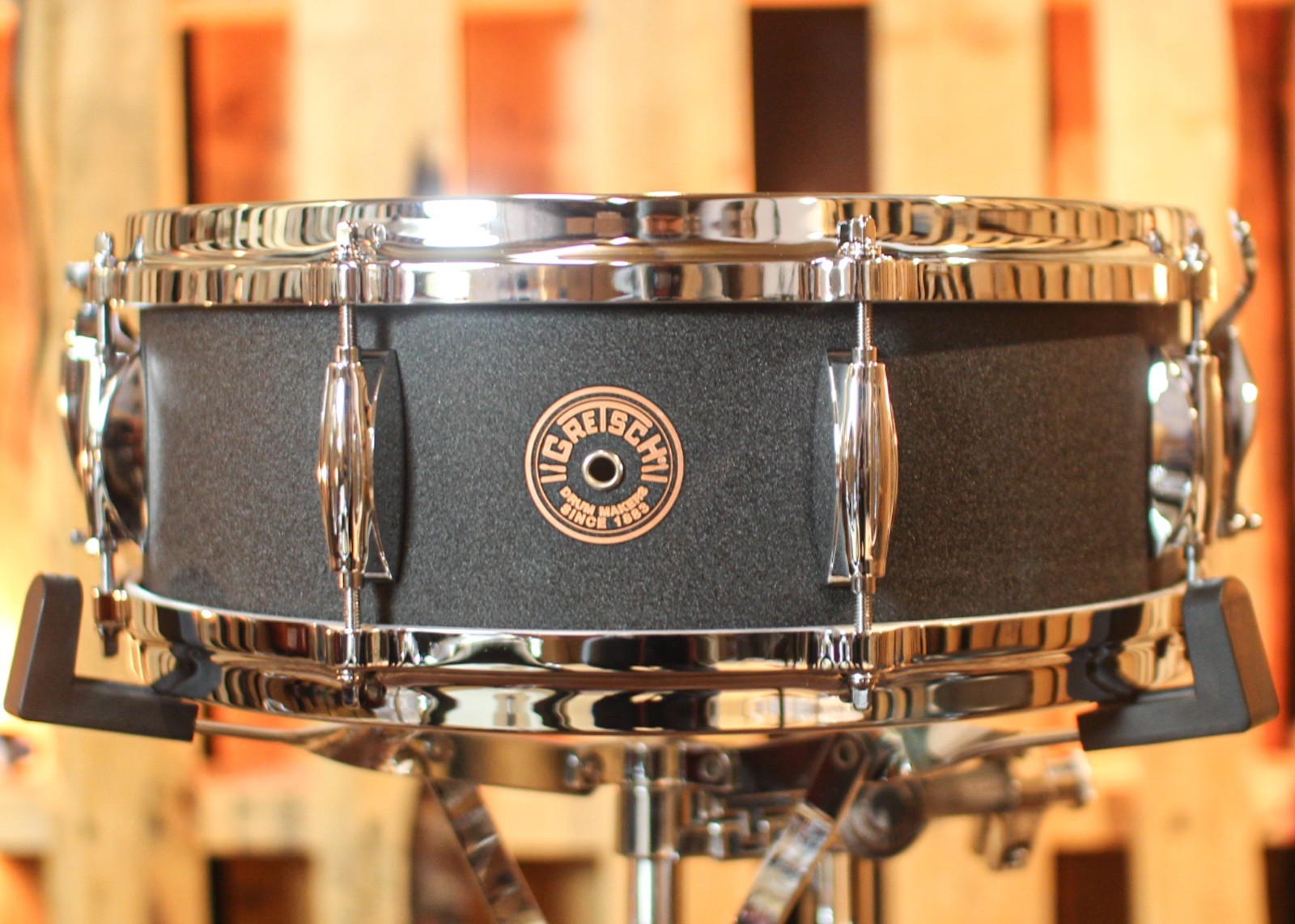 Gretsch 5x14 USA Custom Black Copper Snare Drum - G4160BC