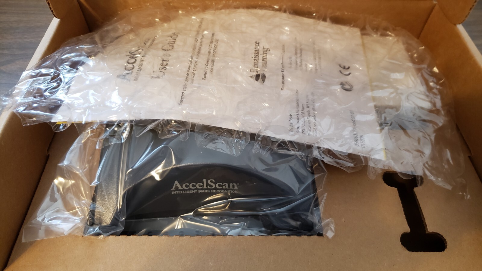 AccelScan RL2110USBRM Intelligent Mark Recognition Optical Reader Scanner NEW
