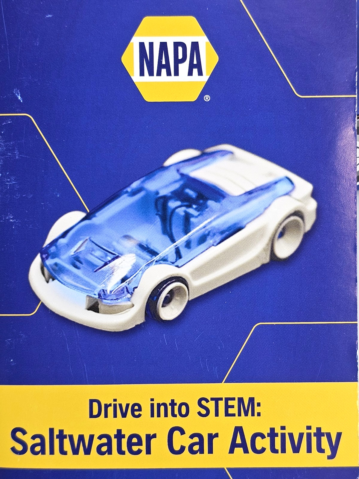 NAPA - Drive into STEM - Salt Water Powered Model Car Kit
