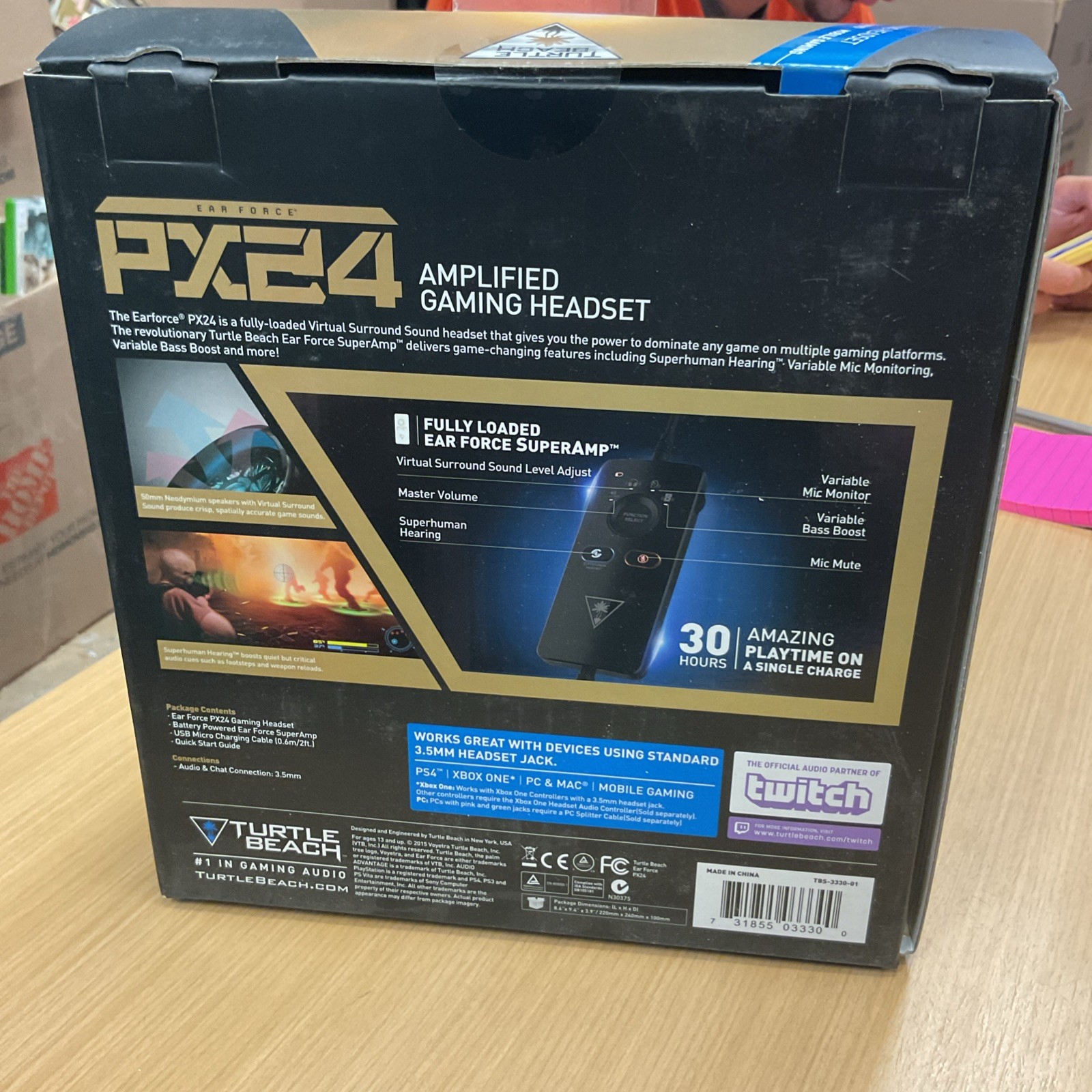 Turtle Beach PX24 Gaming Headset for PS4,XBOX ONE,PC & MAC MOBILE GAMING