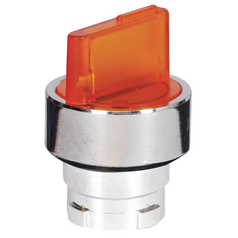 DAYTON 30G294 ShortHandSelectSwtch,Illum,Ylw,3Pos,22mm 30G294