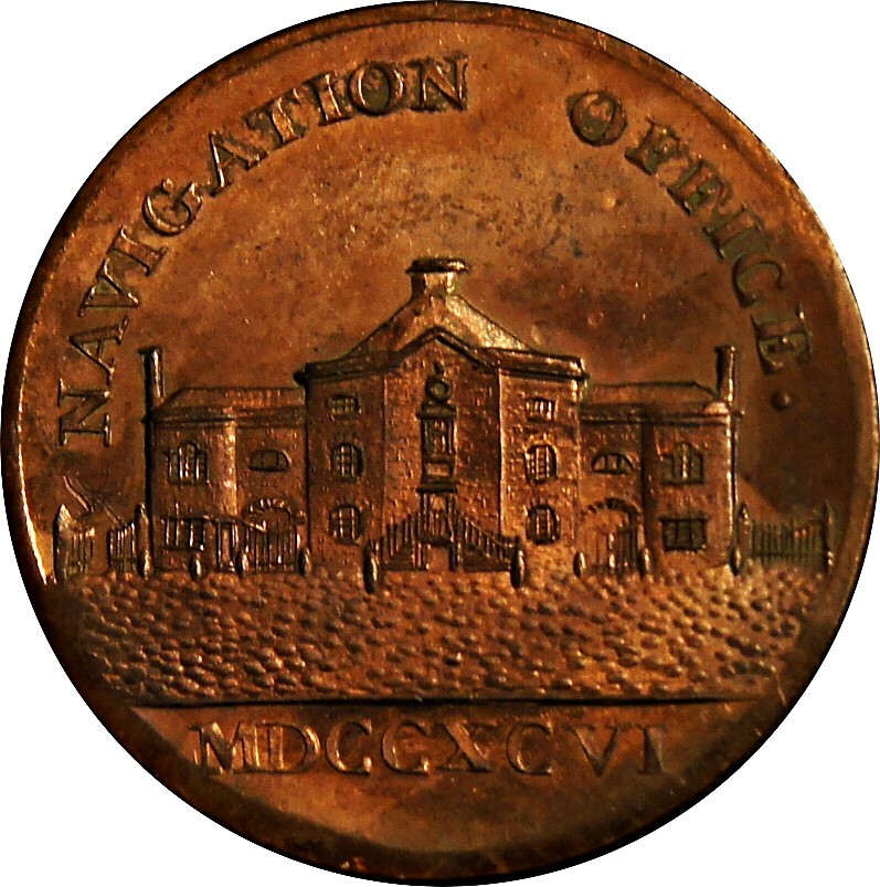 WARWICKSHIRE. Kempson's Navigation Office Halfpenny. DH 210