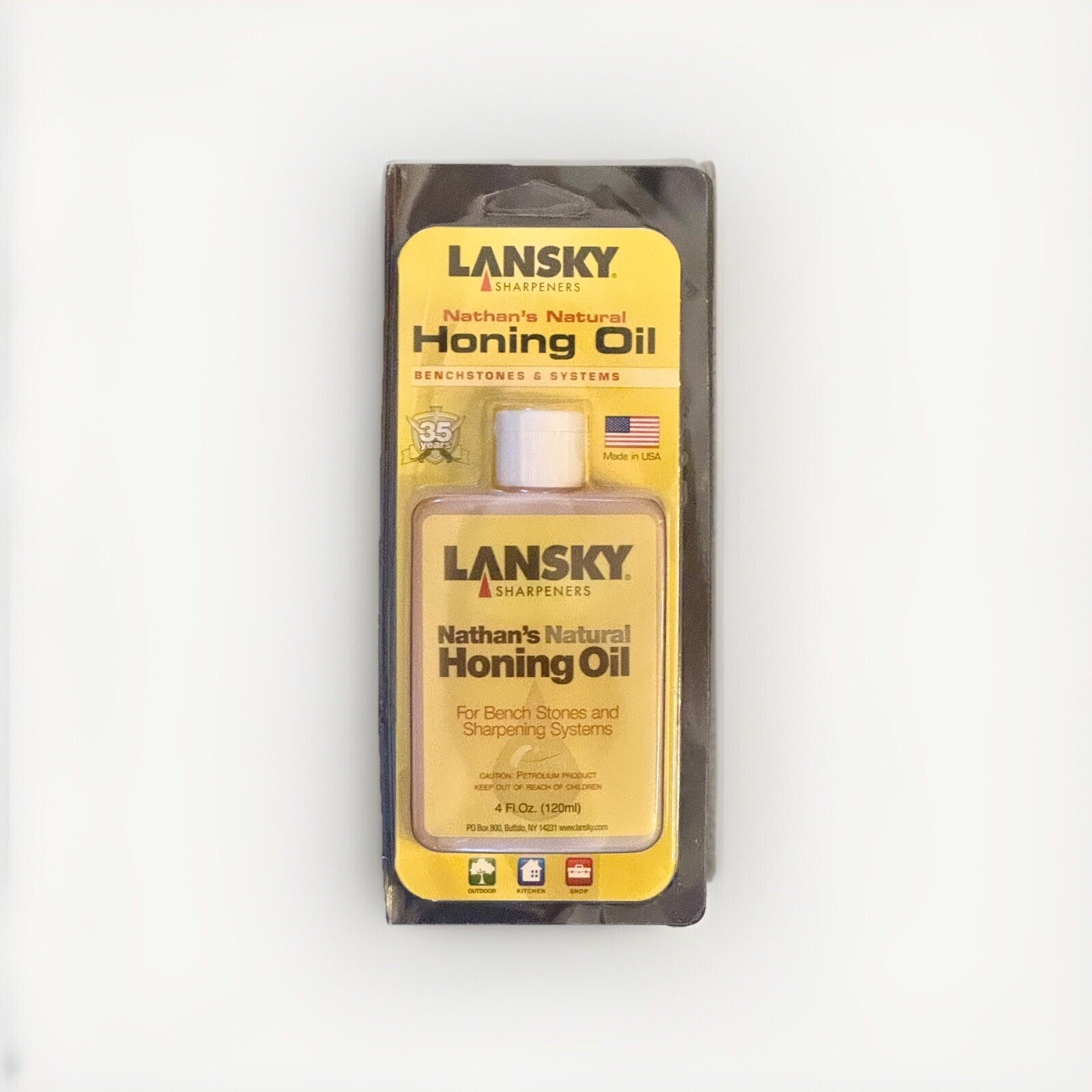 Lansky Nathan's Honing Oil For Lansky Sharpeners & Natural Arkansas Benchstones