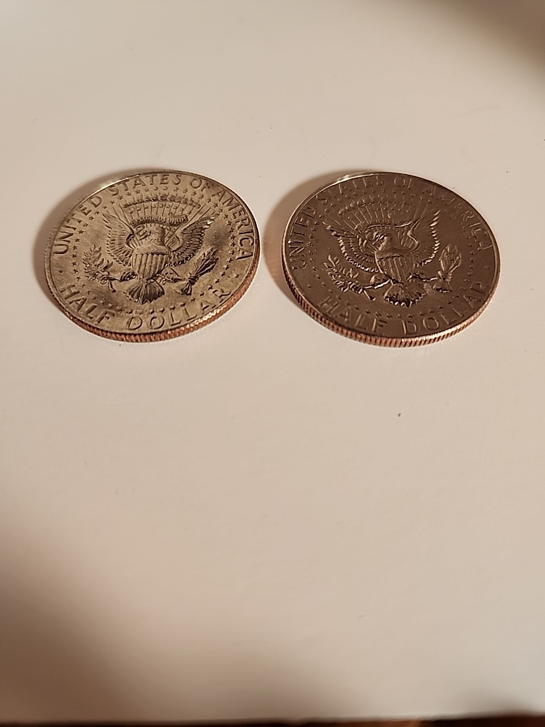 Two 1981 D Kennedy Half Dollars