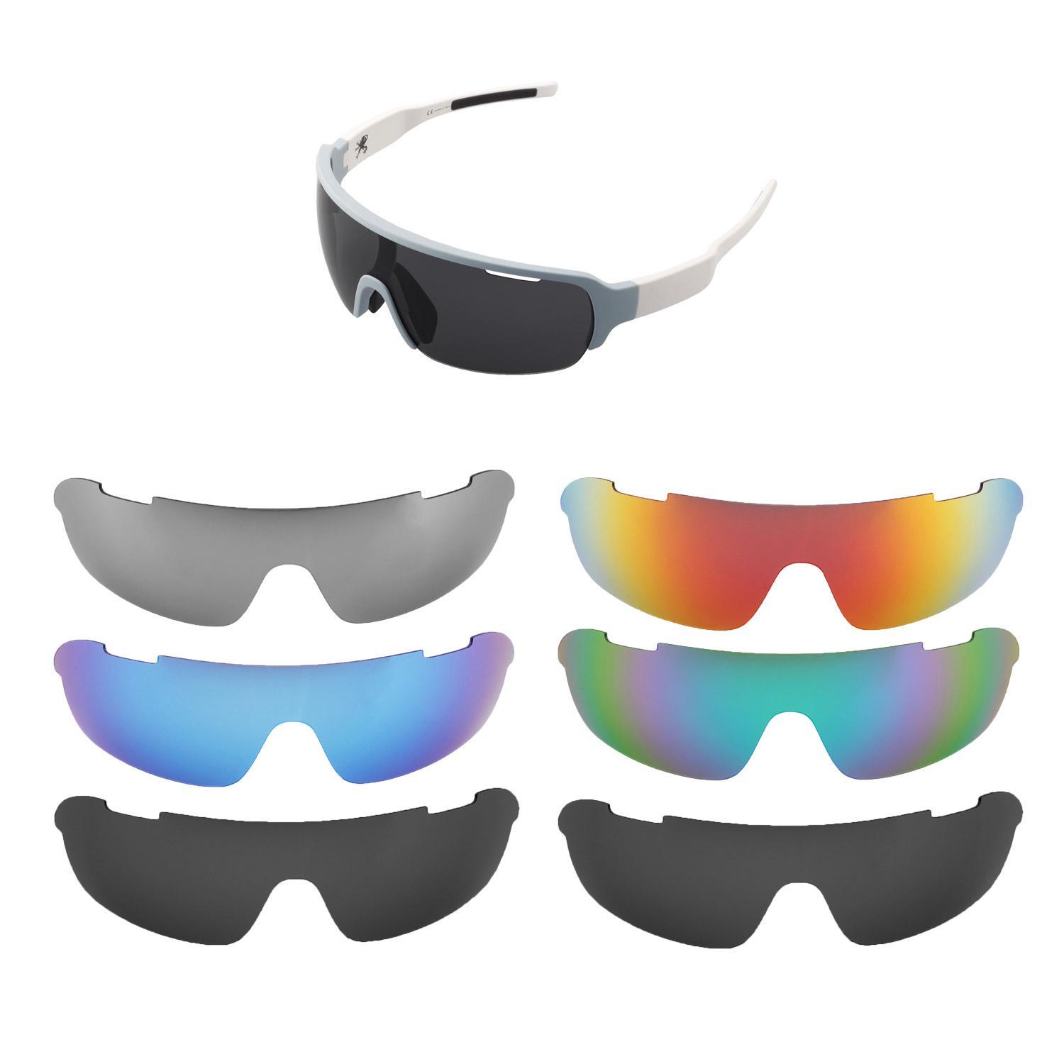 Walleva Replacement Lenses for POC Half Blade Sunglasses - Multiple Options
