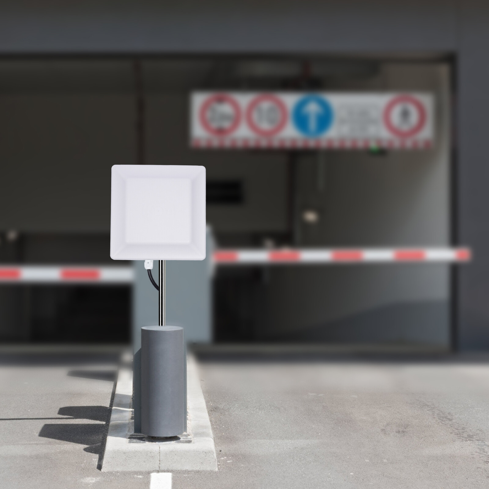 UHF RFID Long Range Card Reader 5M 8dbi Antenna Parking System Access Control US