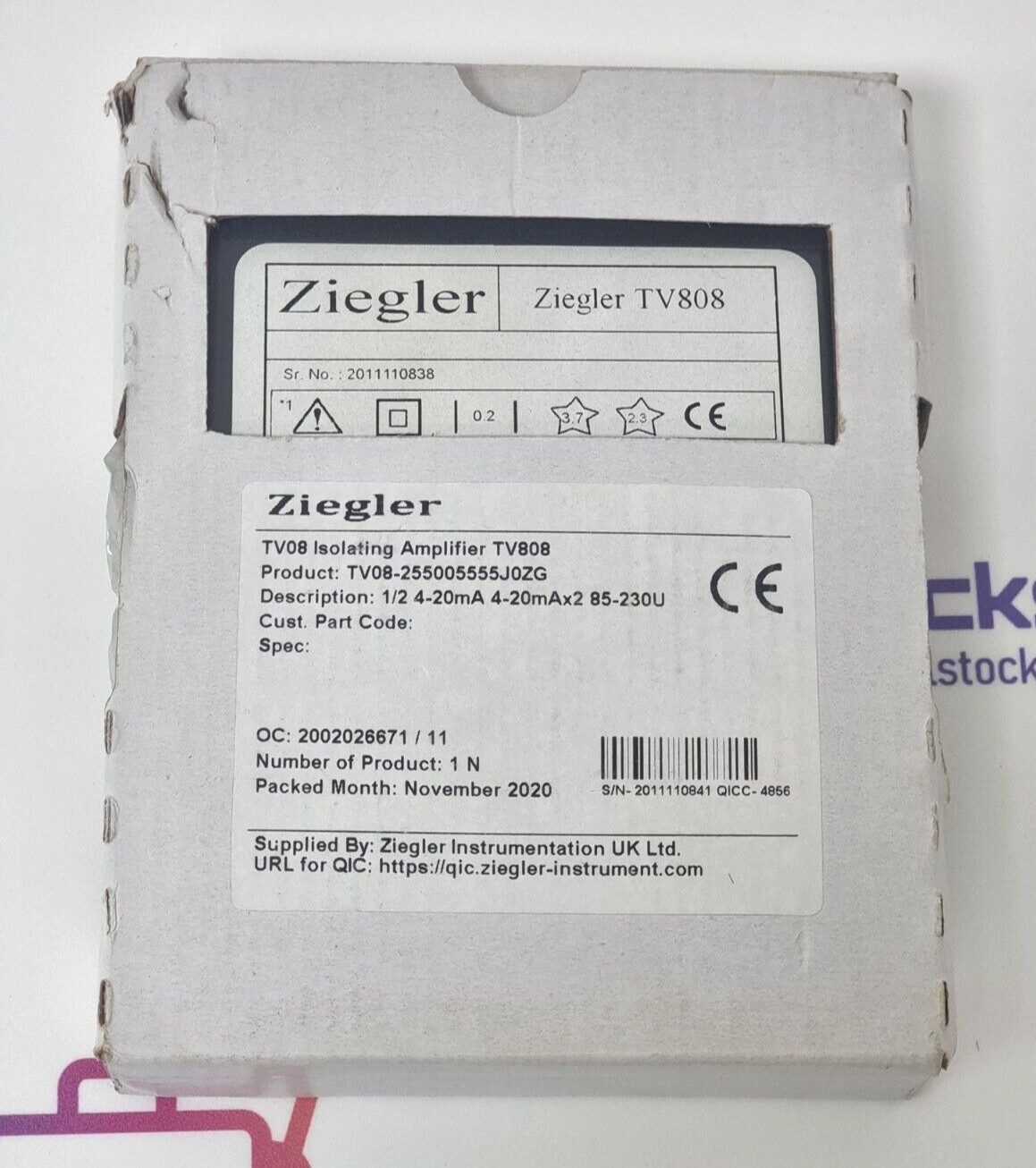 ZIEGLER TV808 Isolating Amplifier