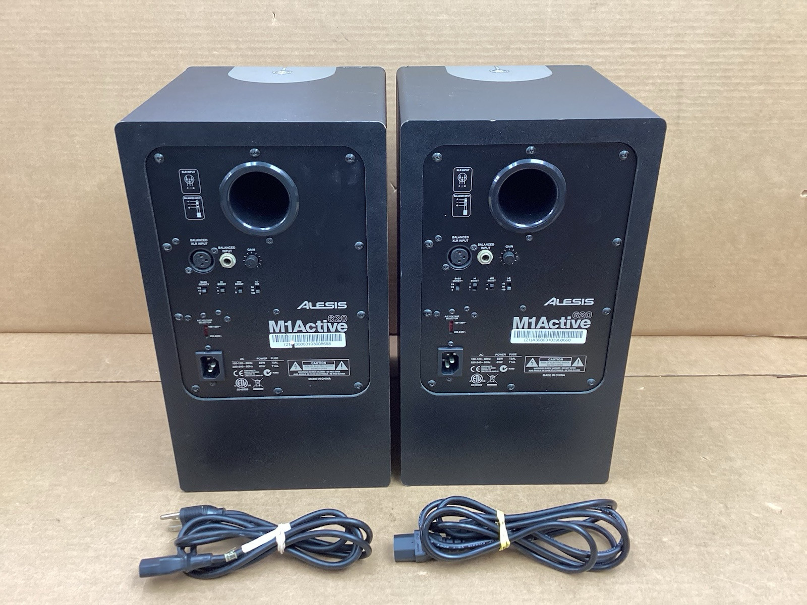 (Pair) Alesis M1 Active 620 Powered Studio Monitor Speaker Tested
