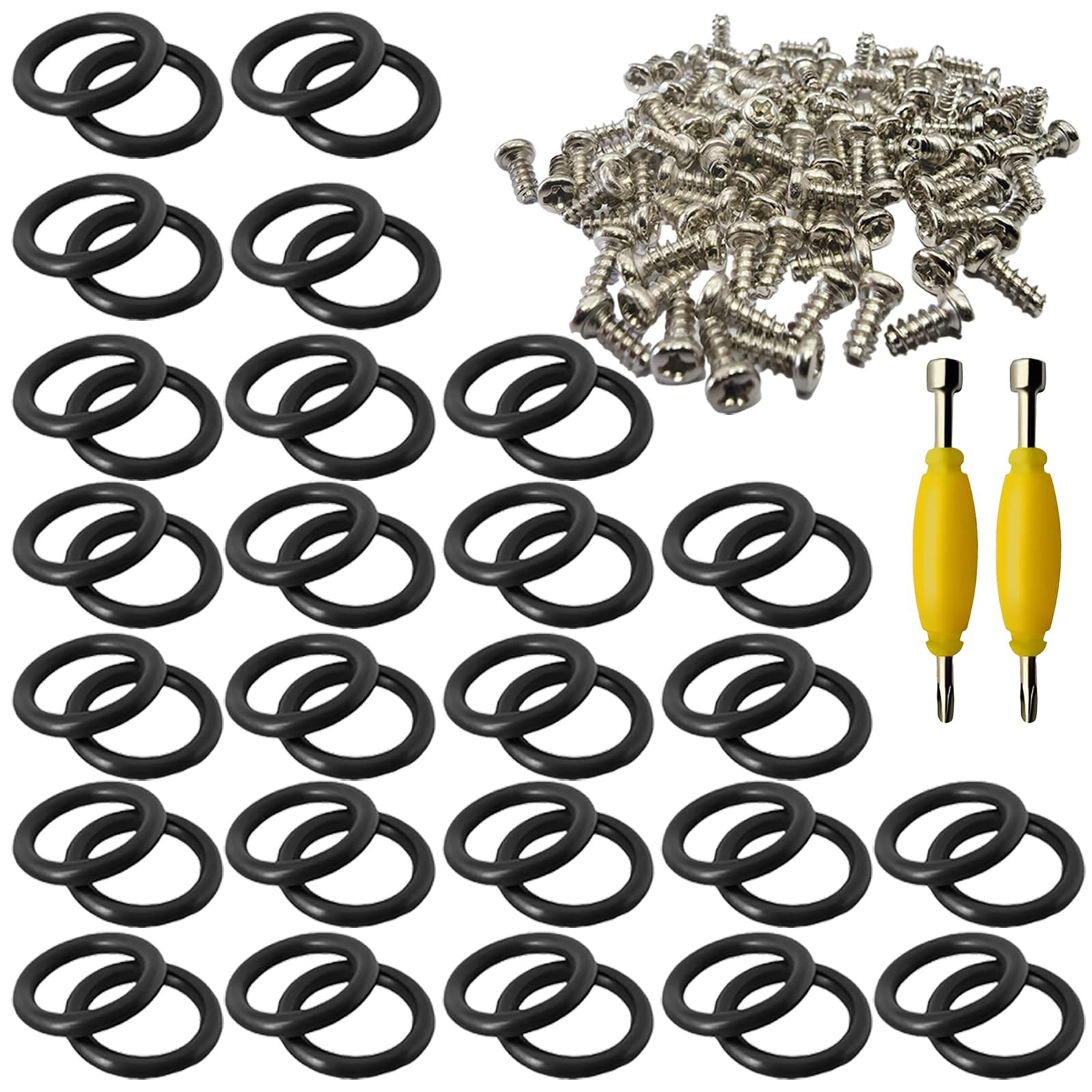 50-Pack GI Joe O-Rings+ 100 Screws + 2
