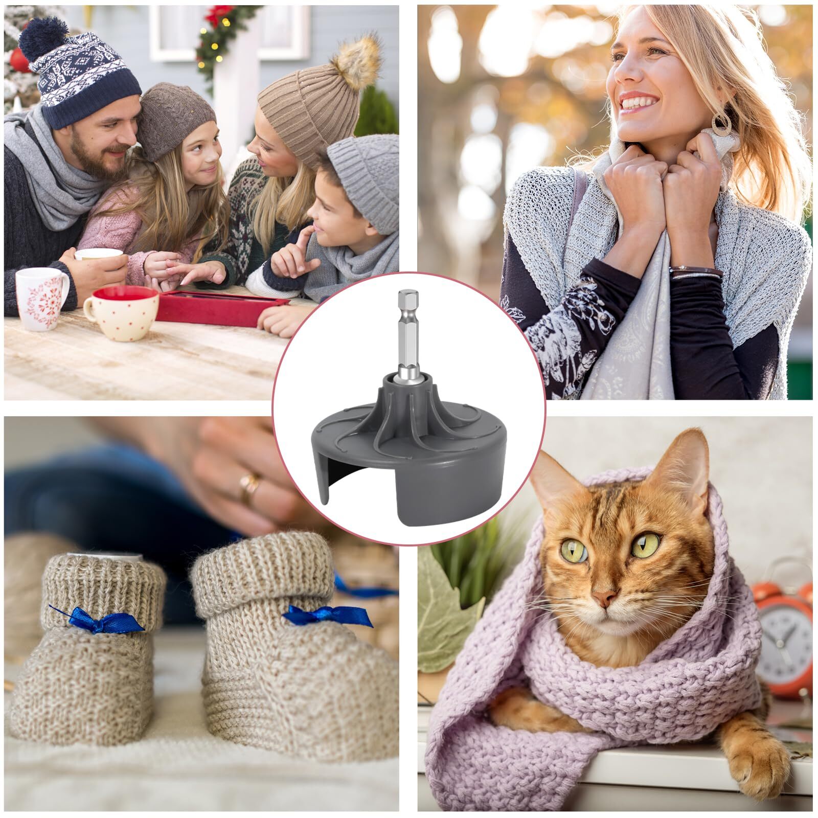 Knitting Machine Adapter Quick Knit Replaceable Crochet Machine Adapter with ...